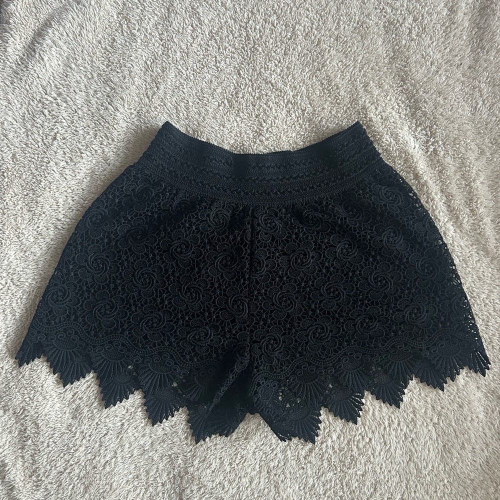 Stretchy Black Shorts Size XL